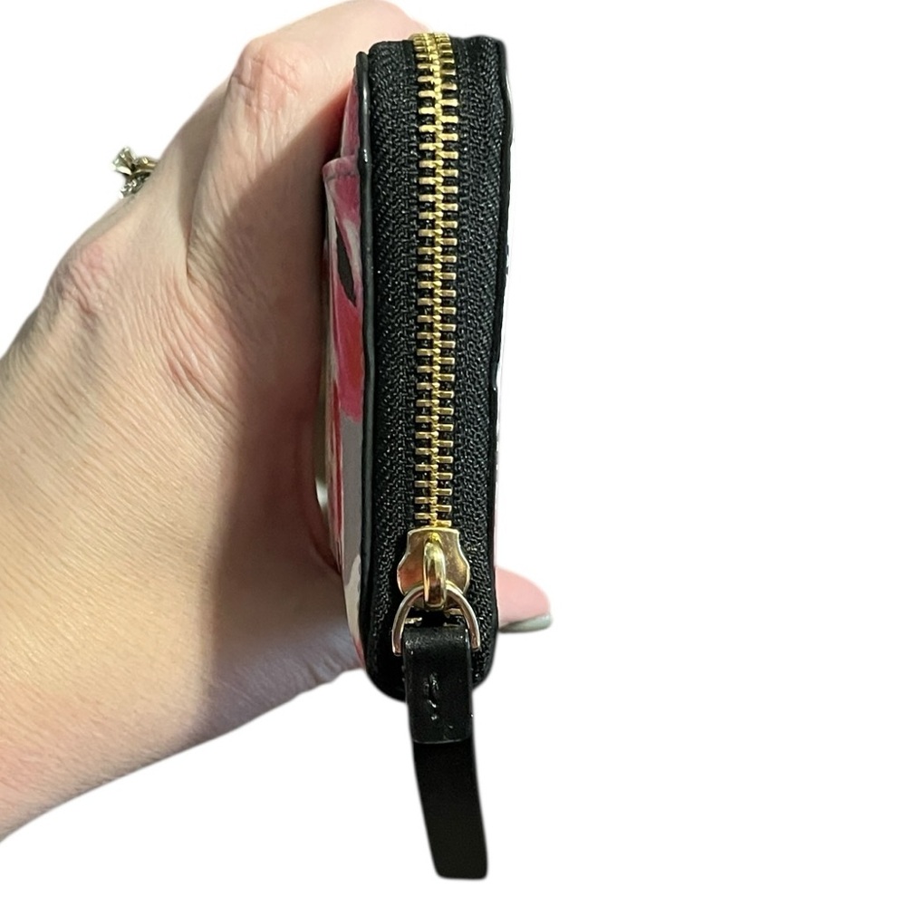 Kate Spade Grove Street Printed Rosebed Continental Zip Around Wallet - Picture 8 of 8